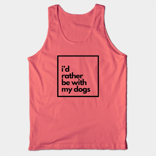 Dogs > People Tank Top by DDT Shirts